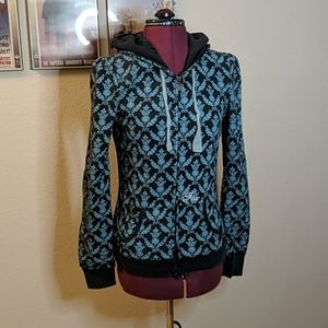 Blue Graphic Fox Jacket